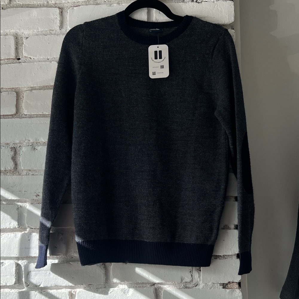 Men's Crew Neck Sweater - Dark Charcoal